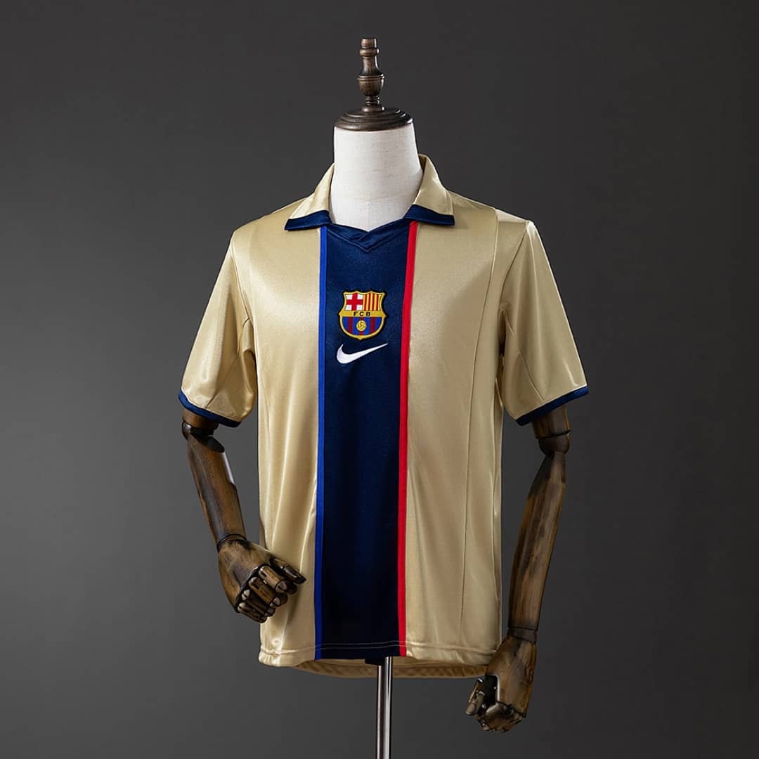 Camisola Alternativa do FC Barcelona 2002 (Retro)