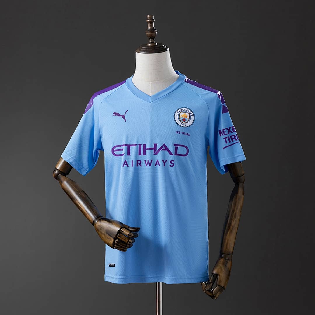 Camisola Principal do Manchester City 2019/2020 (Retro)
