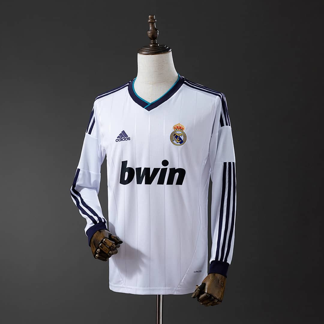 Camisola Principal do Real Madrid 2012/2013 (Retro, Manga Longa)