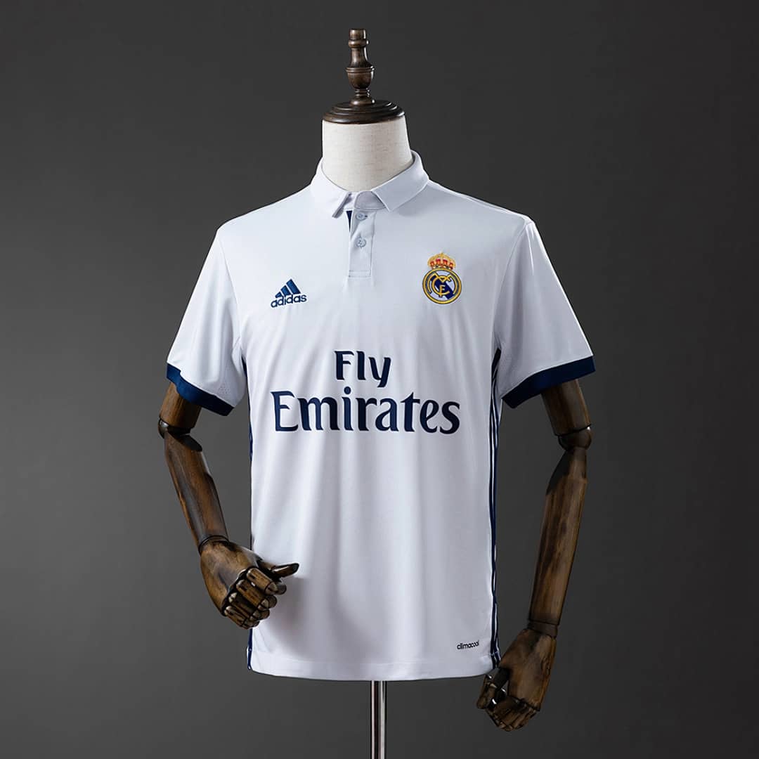 Camisola Principal do Real Madrid 2016/2017 (Retro)