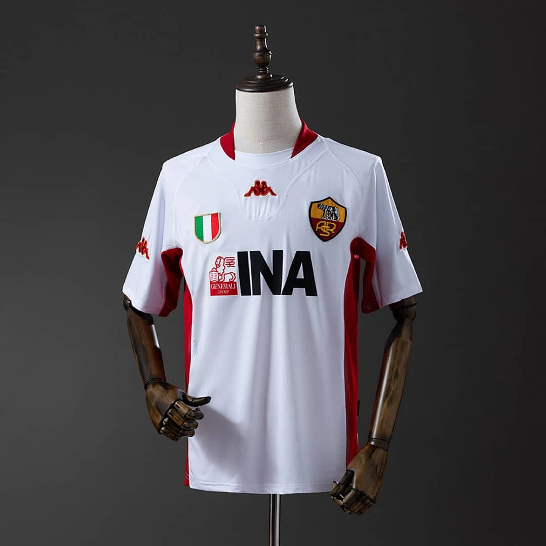 Camisola Alternativa do AS Roma 2001/2002 (Retro)