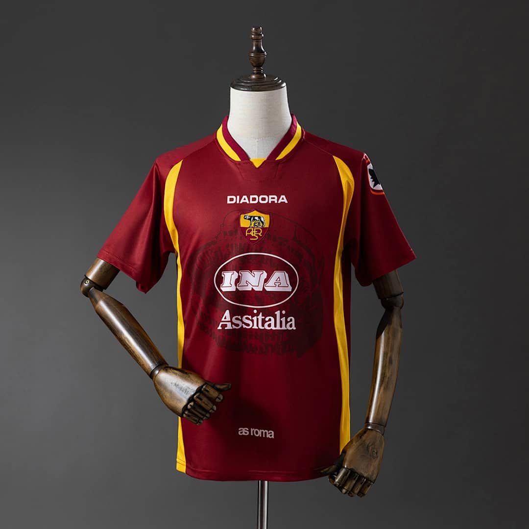Camisola Principal do AS Roma 1997/1998 (Retro)