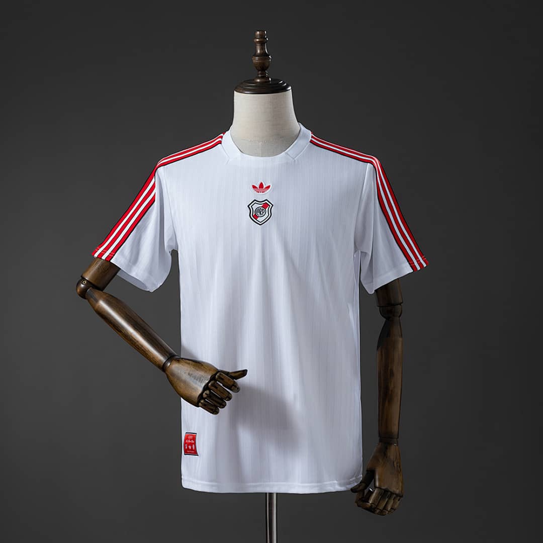 T-Shirt River Plate Terrace Icons Branca