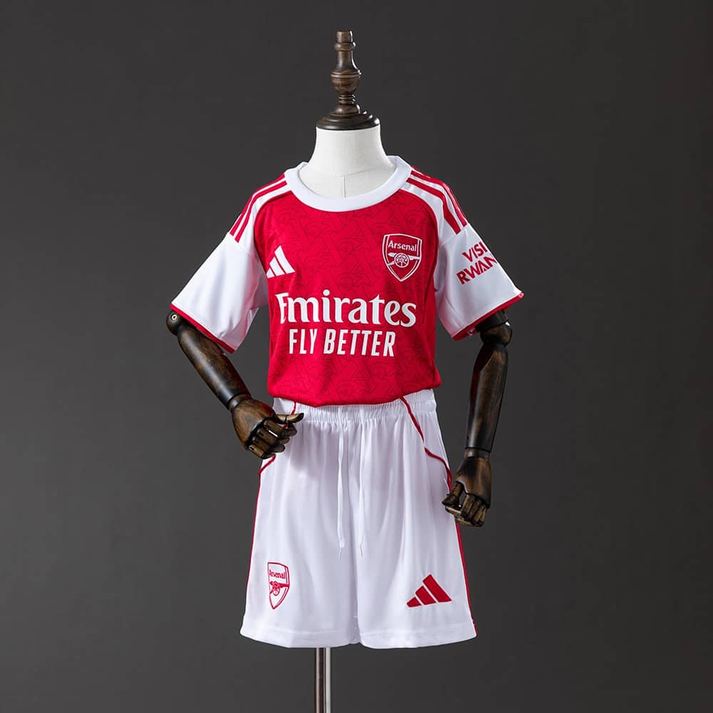 Kit Criança Arsenal principal 2025/26