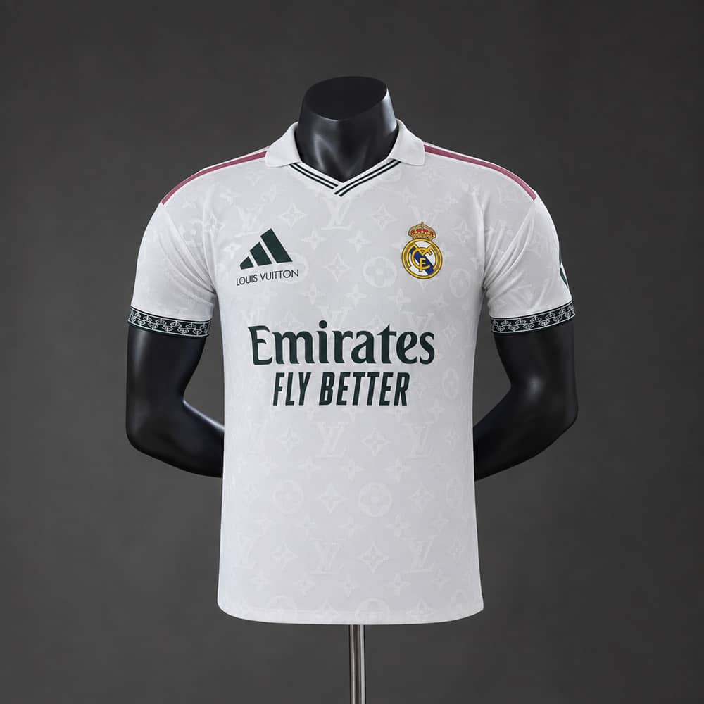Camisola Real Madrid x Louis Vuitton 2026/2027 Colaboração Versão Jogador