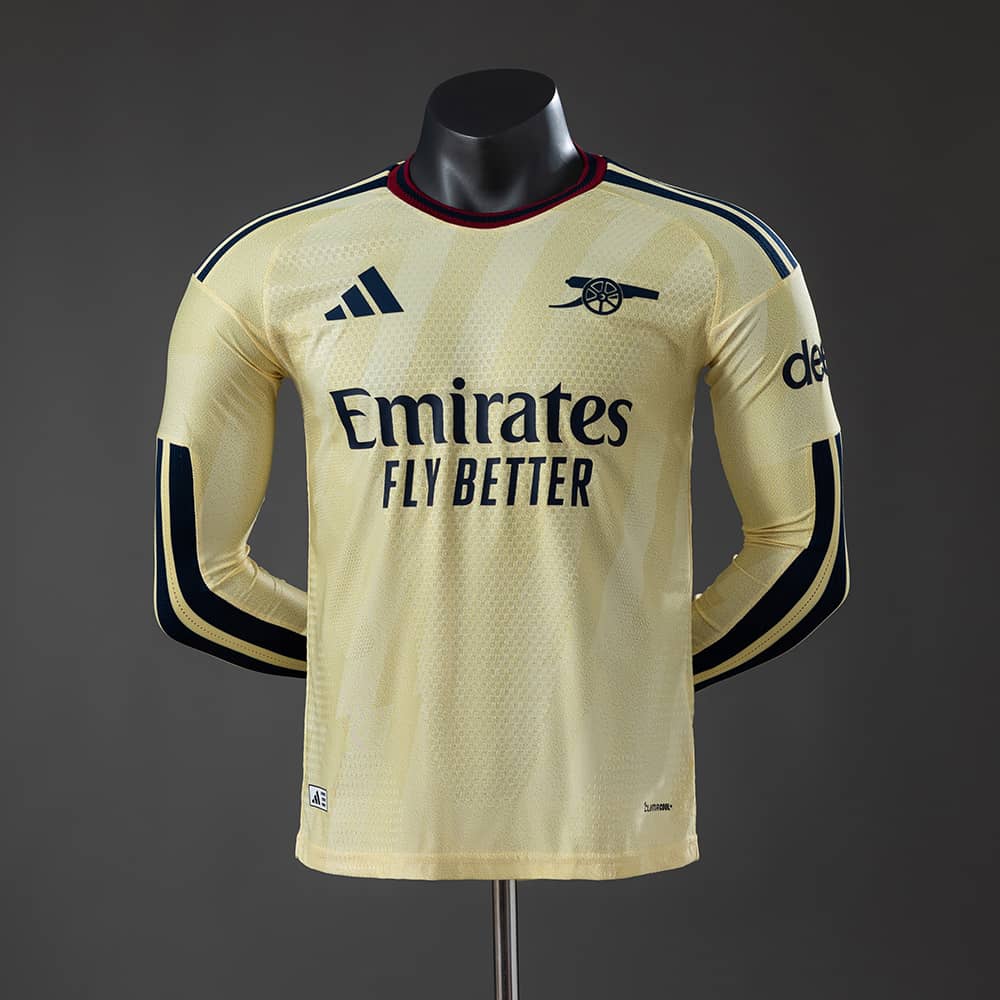 Camisola Arsenal 2026/2027 Terceiro Equipamento Versão Jogador Manga Comprida
