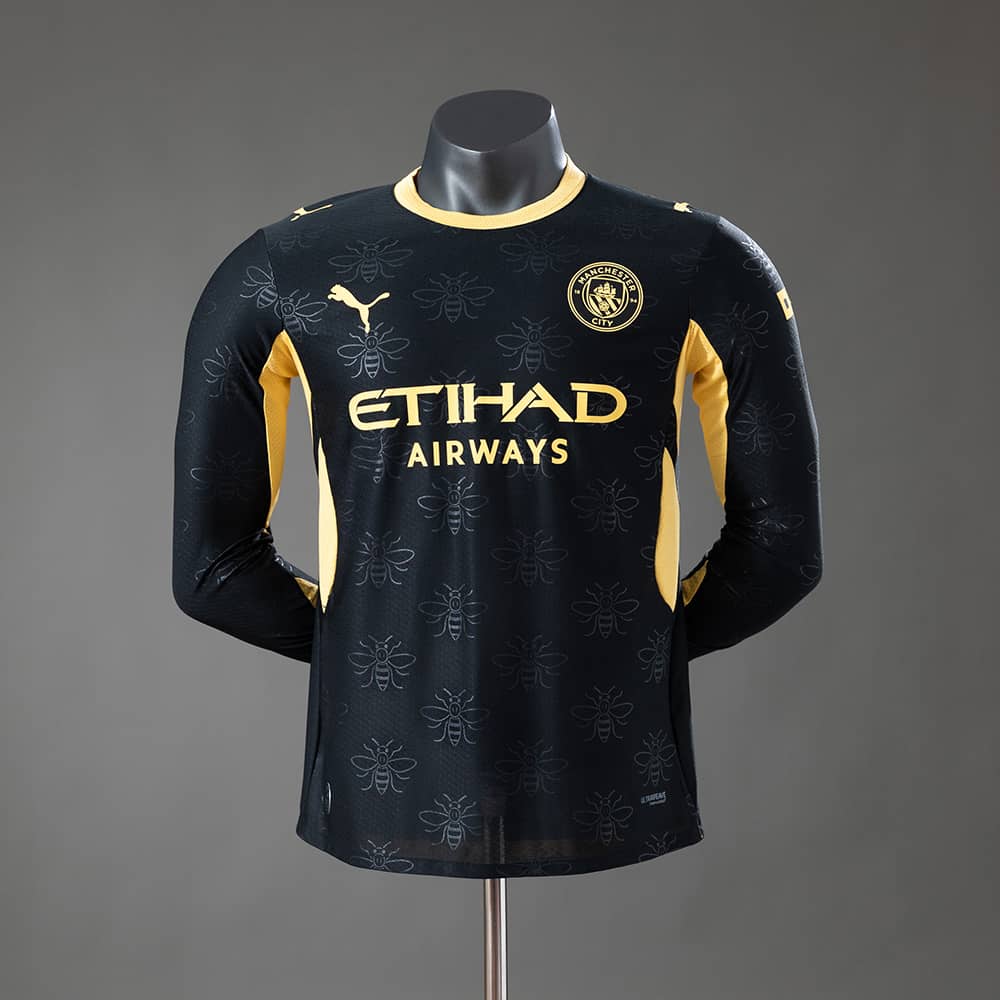 Camisola Manchester City 2026/2027  Equipamento alternativo Versão Jogador Manga Comprida