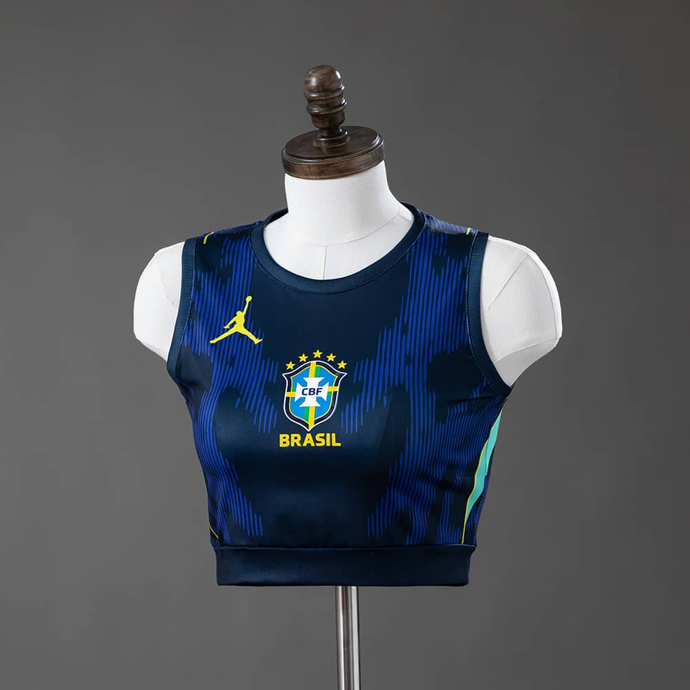 Camisola Fora Brasil Crop Top Tank Top Feminina 2026