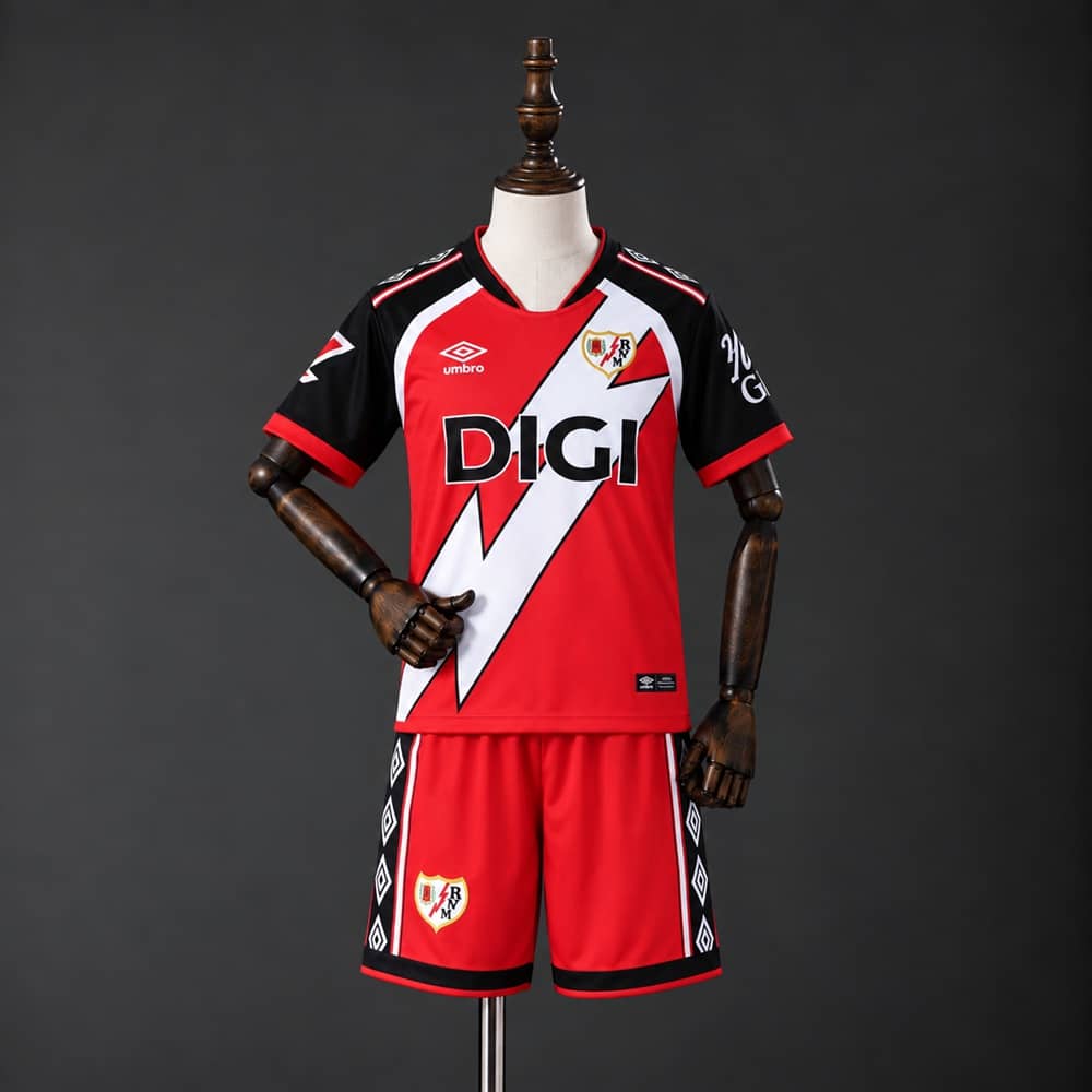 Kit Criança Rayo Vallecano 2026/2027 Alternativo