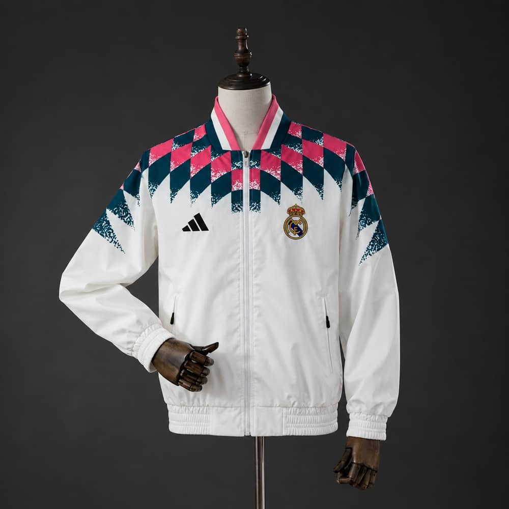 Casaco Real Madrid 26/27 Track Jacket Branco