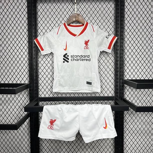 Kit Criança Liverpool Terceiro 2024/25