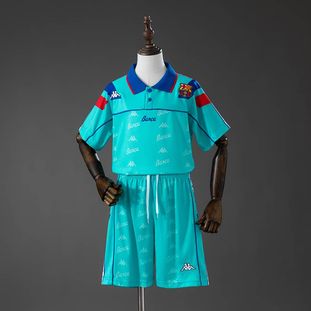 Camisola Fora Retro Barcelona 1992/1995 Criança