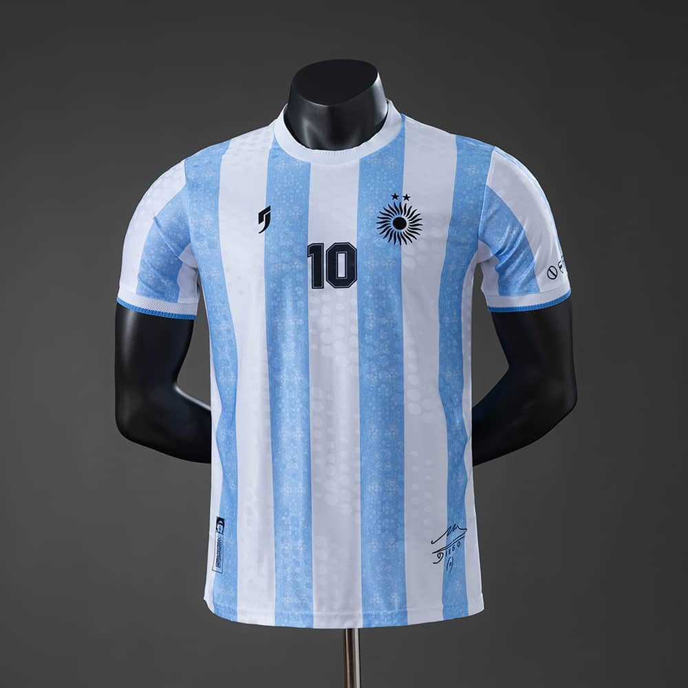 Camisola Edição Especial Maradona #10 Argentina Versão Jogador