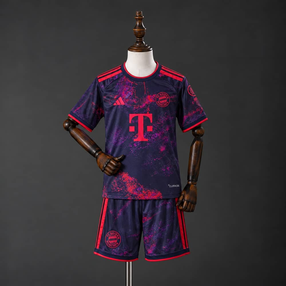 Kit Criança Bayern Munique Champions League 2026/2027