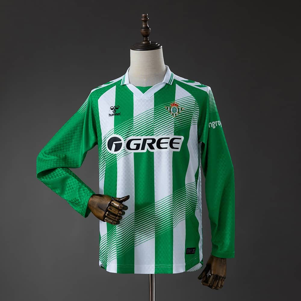 Camisola Real Betis 2026/2027 Principal Manga Comprida - Edição Champions League