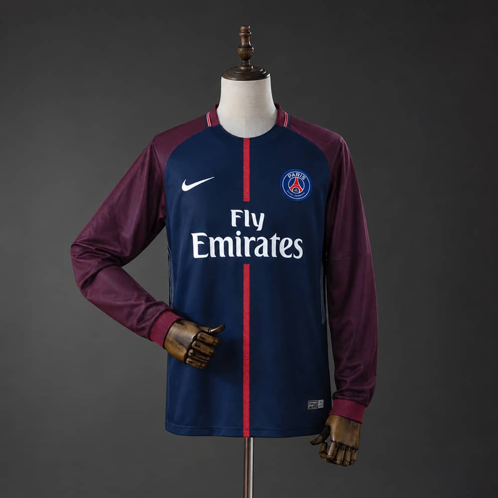 Camisola PSG 2017/2018 Principal Retro Manga Comprida
