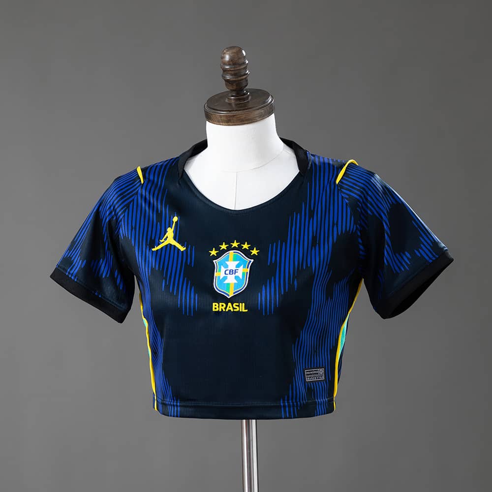 Camisola alternativa Brasil Crop Top Feminina 2026