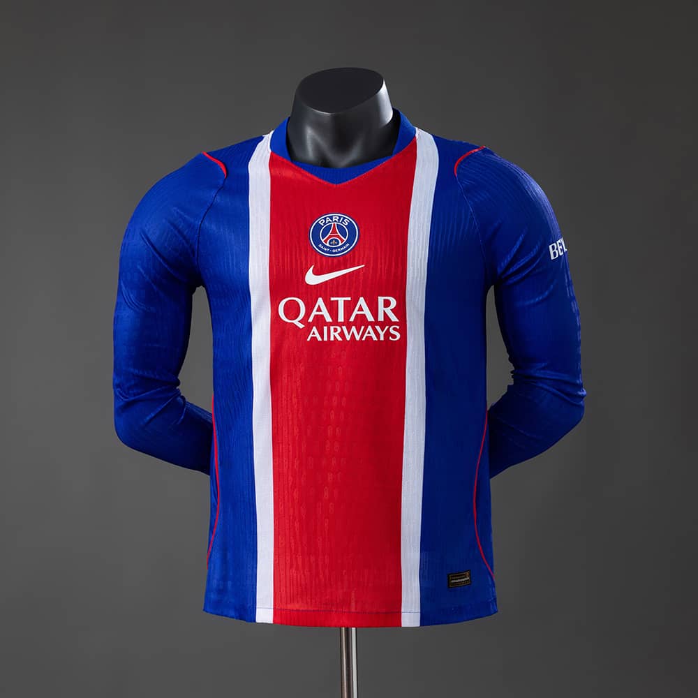 Camisola PSG 2026/2027 Principal Versão Jogador Manga Comprida
