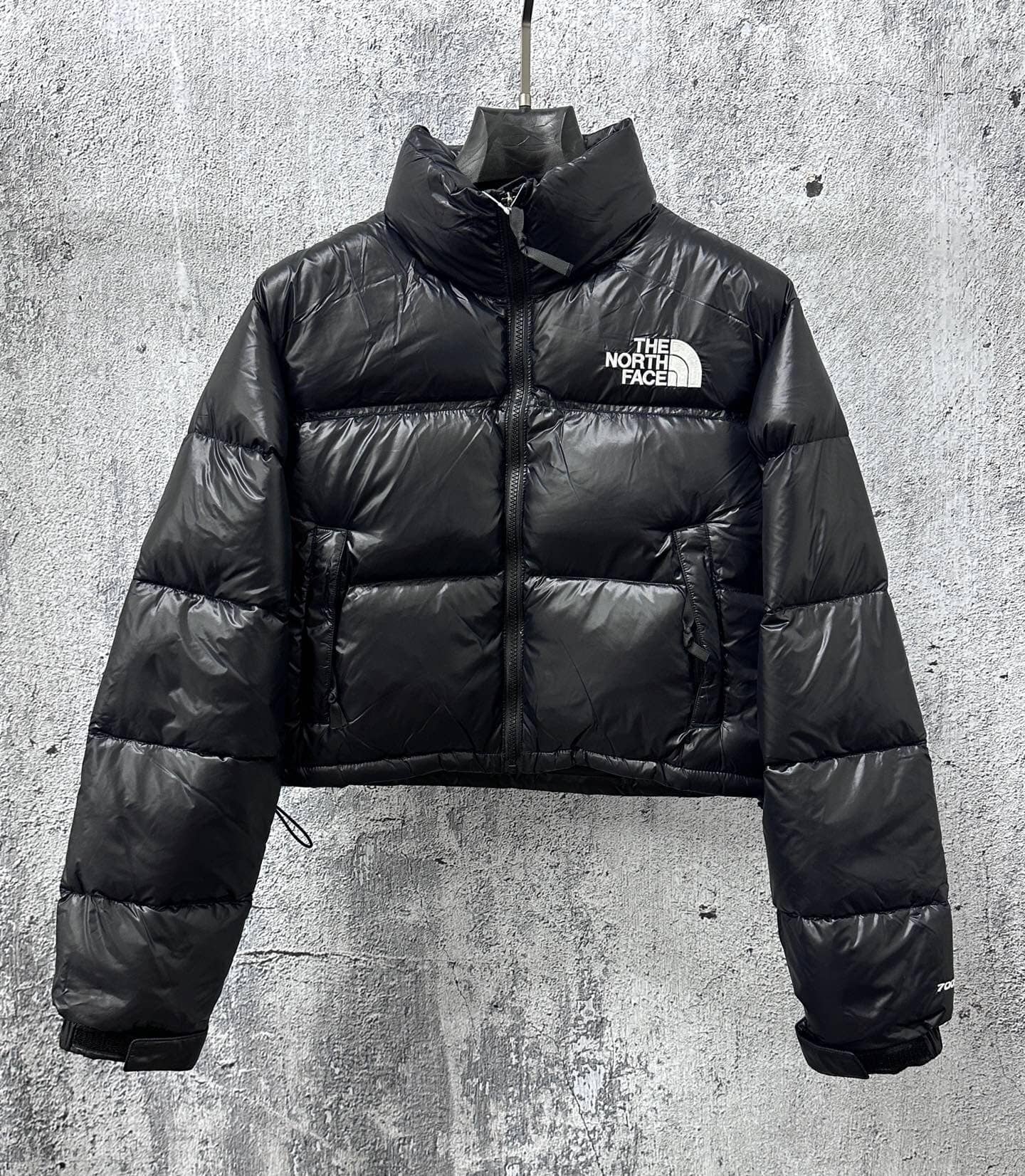 The North Face classic mulher 700 preto brilhante