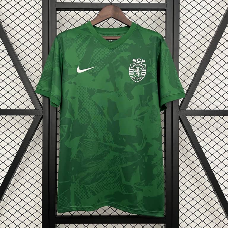 Sporting T-shirt Aquecimento Verde 25/26