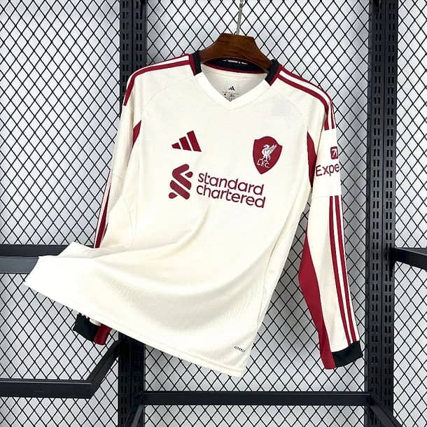 Camisola Liverpool Alternativa Manga Comprida 2025/26
