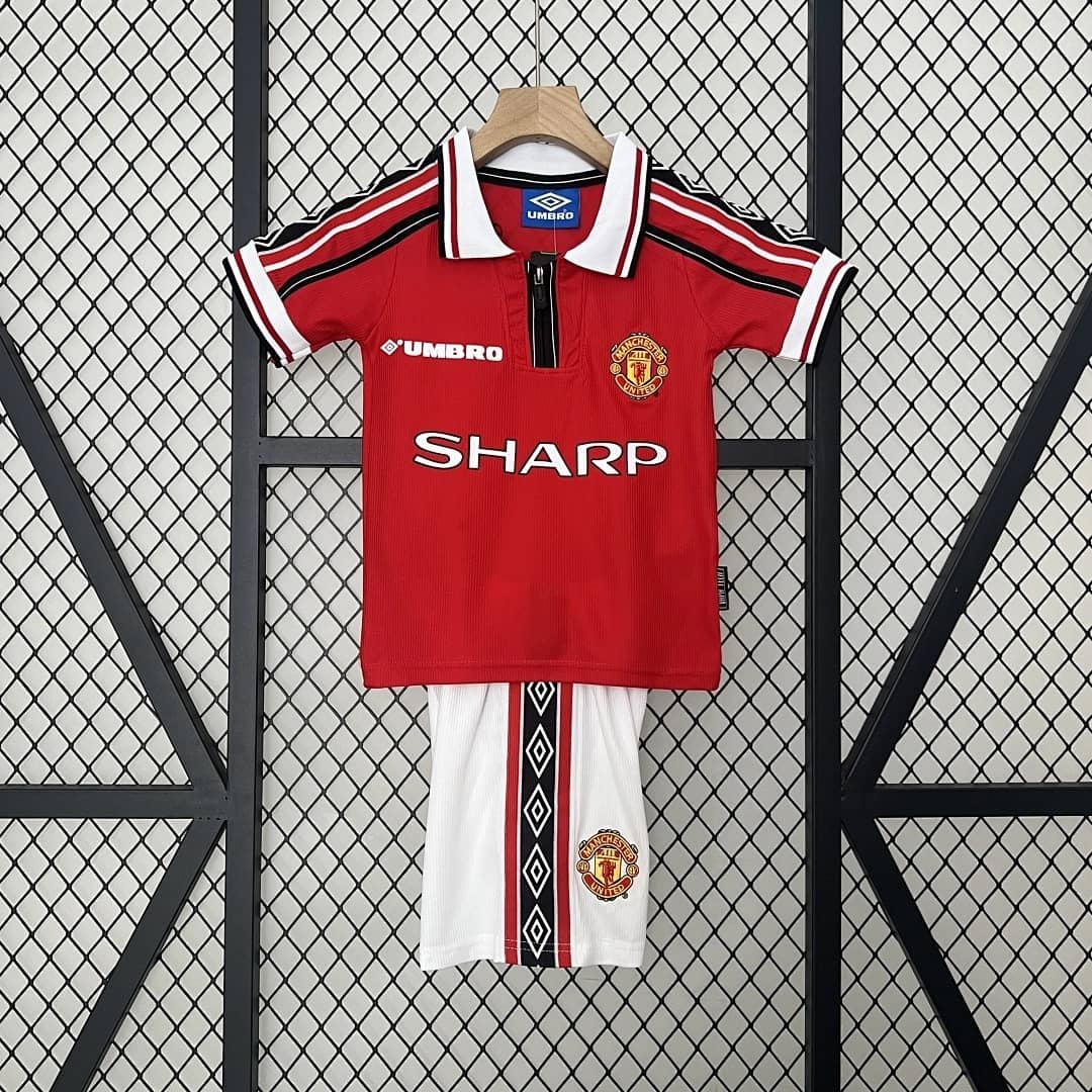 Kit Crianca Manchester United Principal 1998/1999