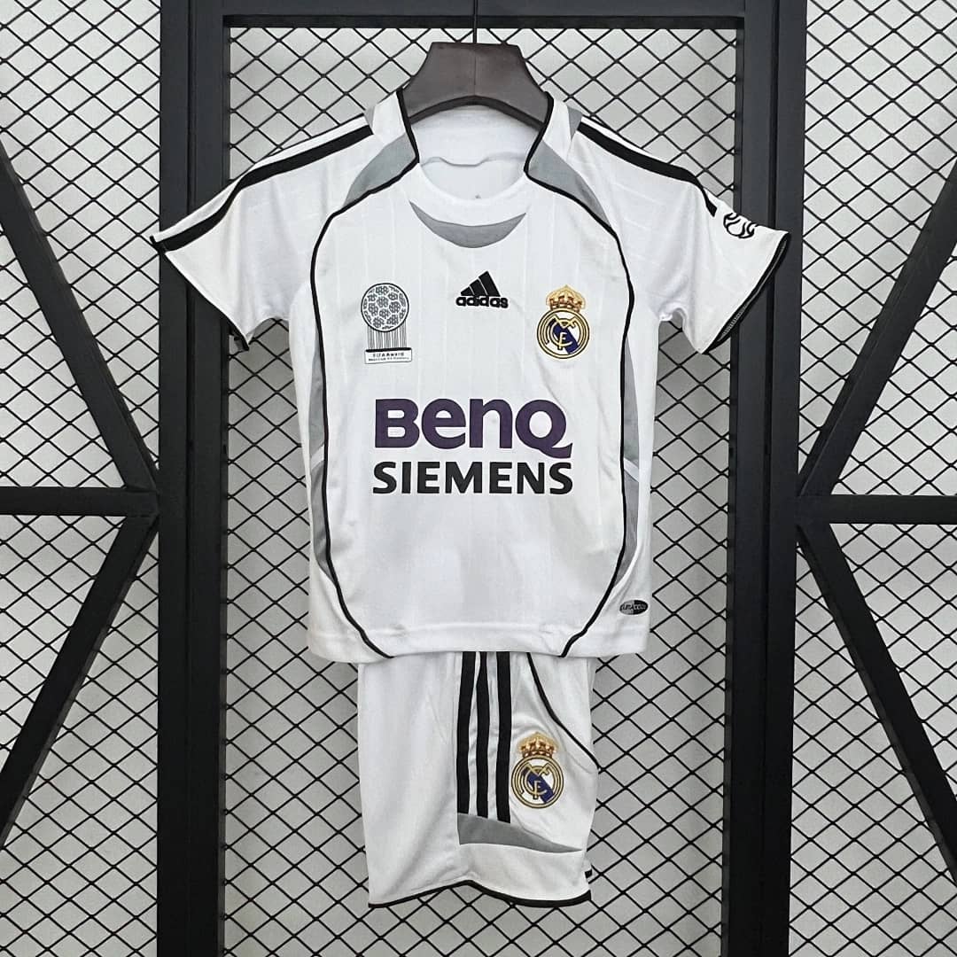 Kit Crianca Real Madrid Principal 2006/2007