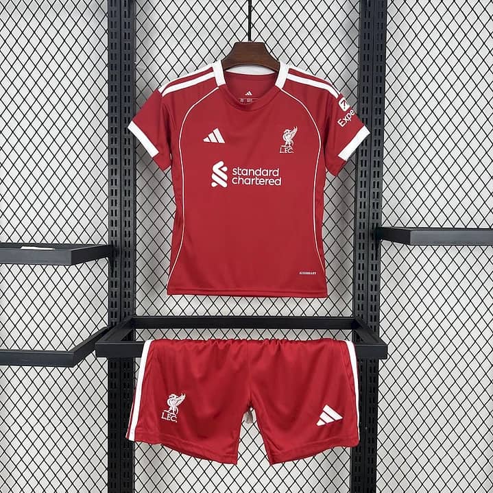 Kit Criança Liverpool Principal 2025/26