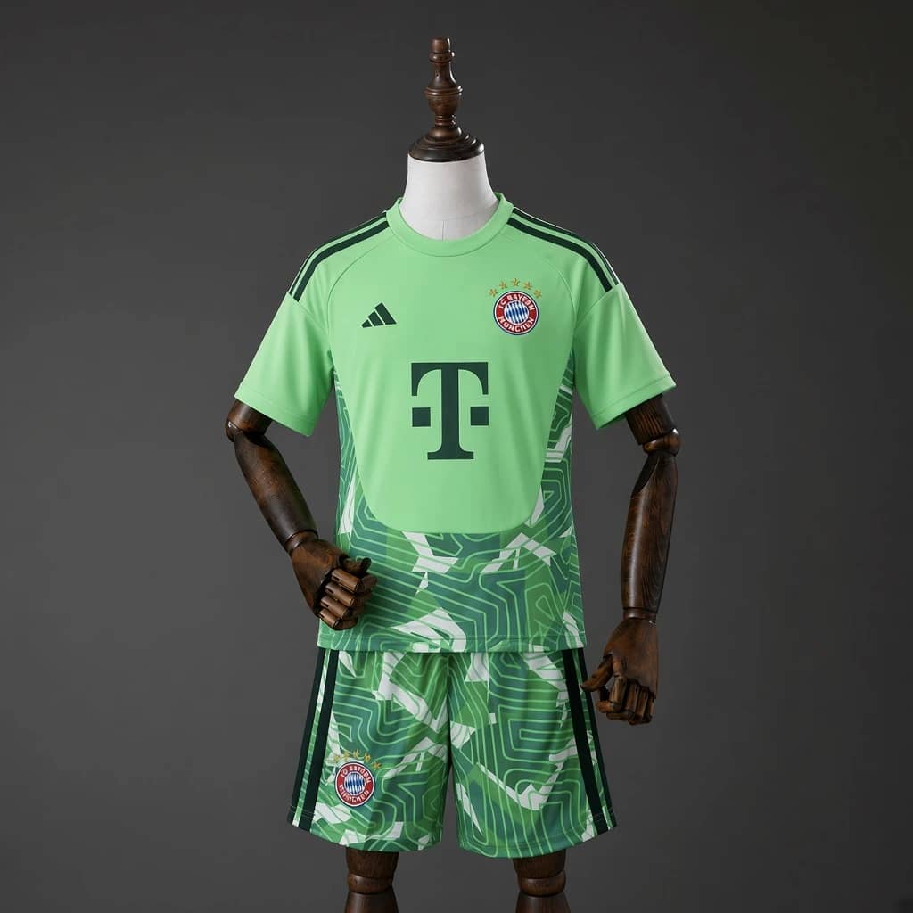 Kit Criança Bayern Munique 2026/2027 Guarda-Redes Verde