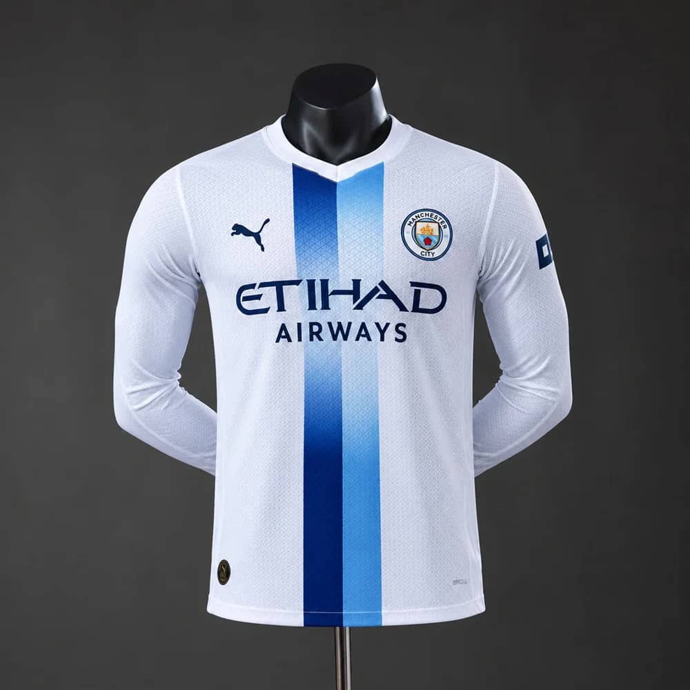 Camisola terceira Manchester City 2026/2027 (Versão Jogador, Manga Comprida)