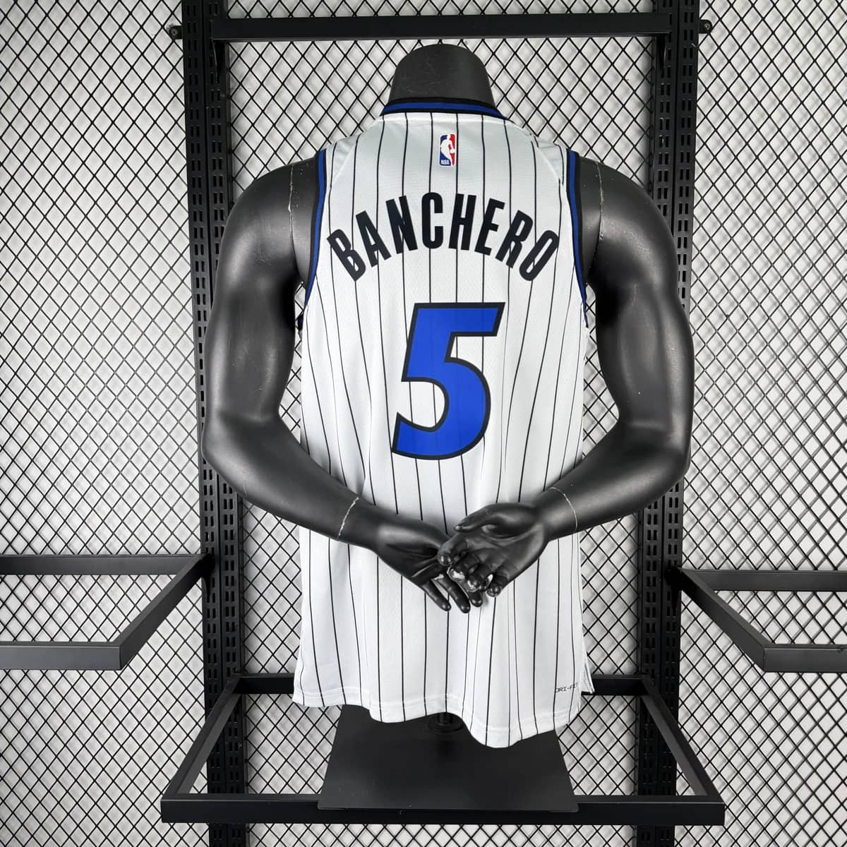 Camisola NBA Orlando Magic Principal Branca 2025/26 - Paolo Banchero #5