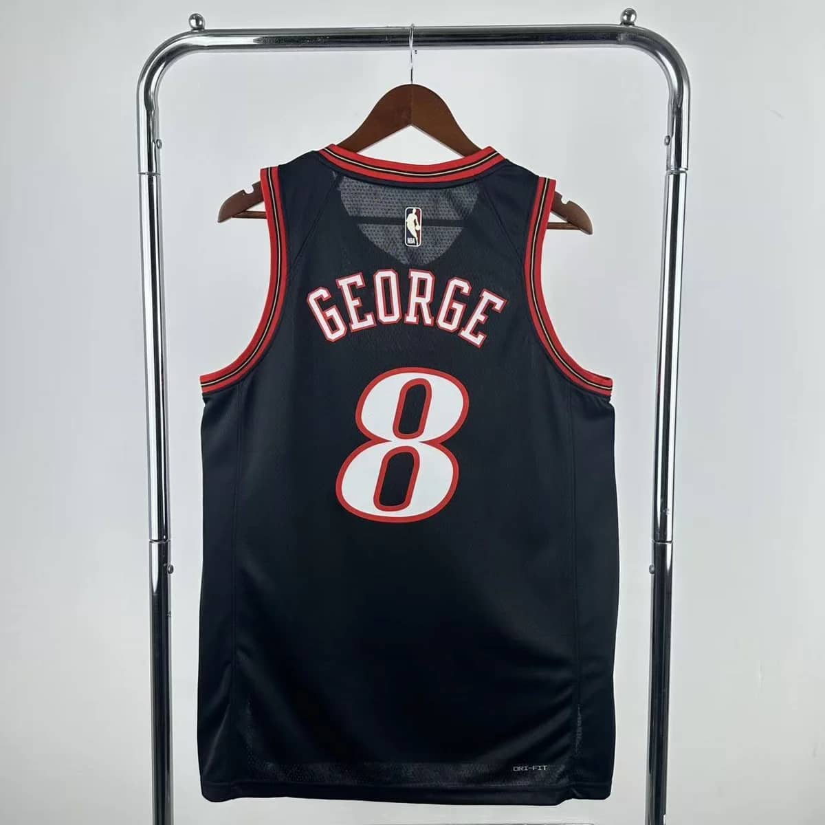 Camisola NBA Philadelphia 76ers Classic Edition Preta 2025/26 - Paul George #8