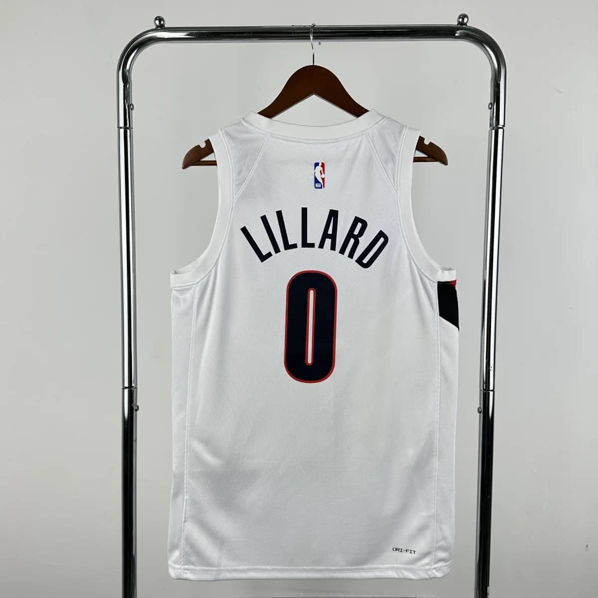 Camisola NBA Portland Trail Blazers Principal Branca 2025/26 - Damian Lillard #0
