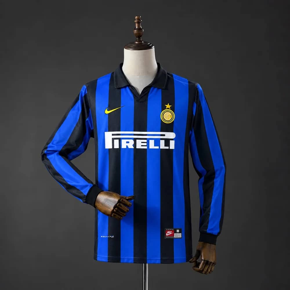 Camisola Principal Inter 1998/1999 (Manga Comprida, Retro)