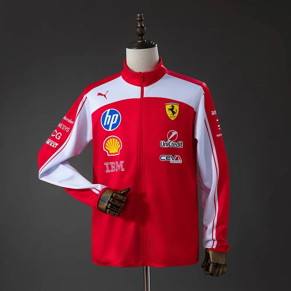 Casaco com Fecho Ferrari F1 Vermelho 2026