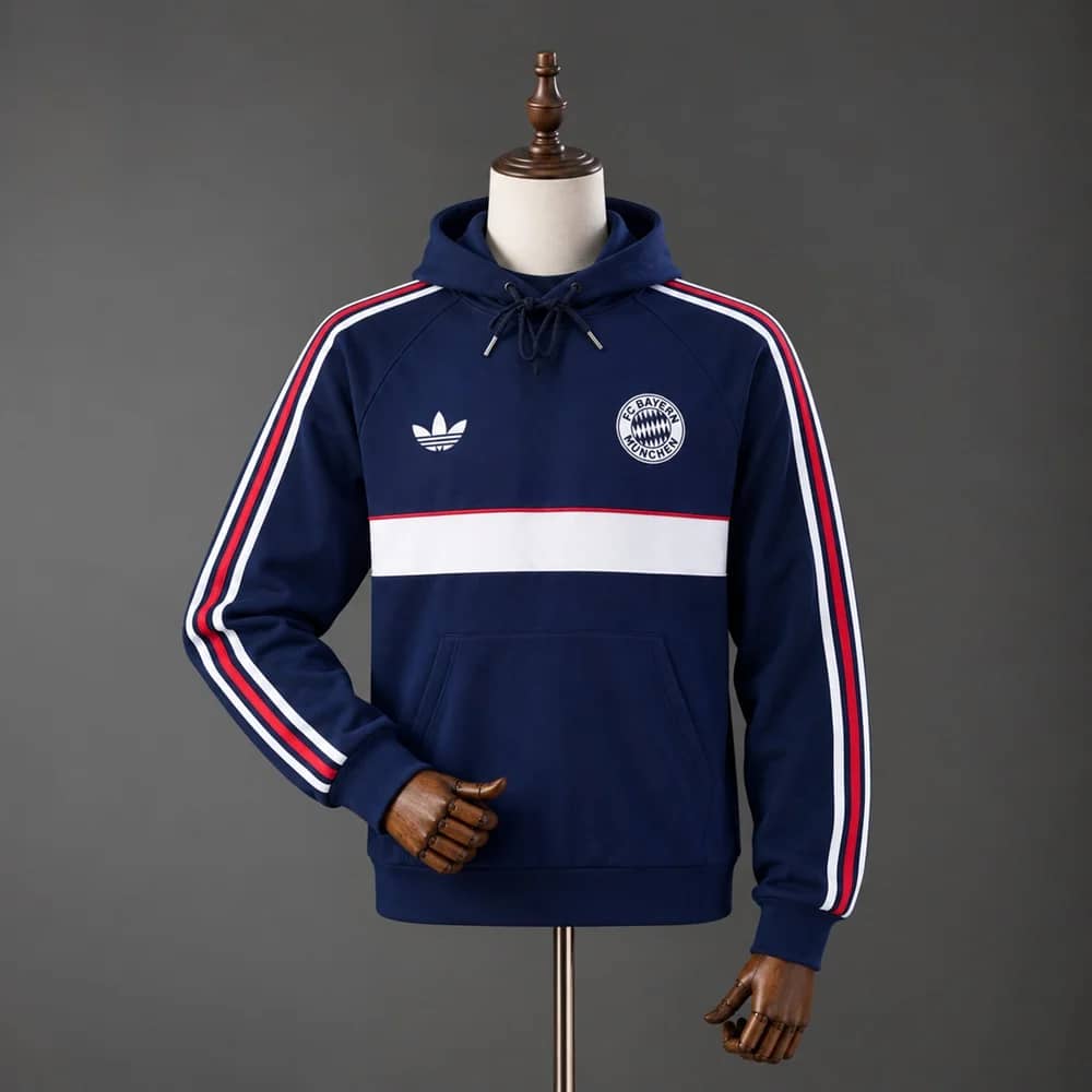 Hoodie Bayern Munique 2026/2027 Azul Escuro