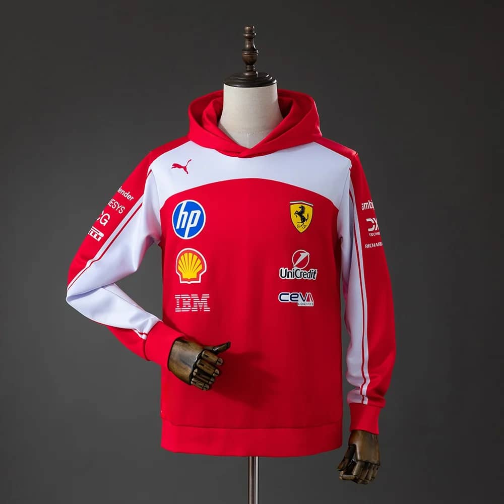 Hoodie Ferrari F1 Vermelho 2026