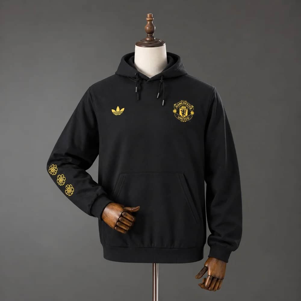 Hoodie Manchester United 2026/2027 Preto