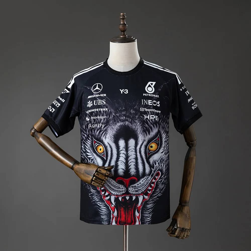 T-Shirt Y-3 Mercedes-AMG F1 Preto