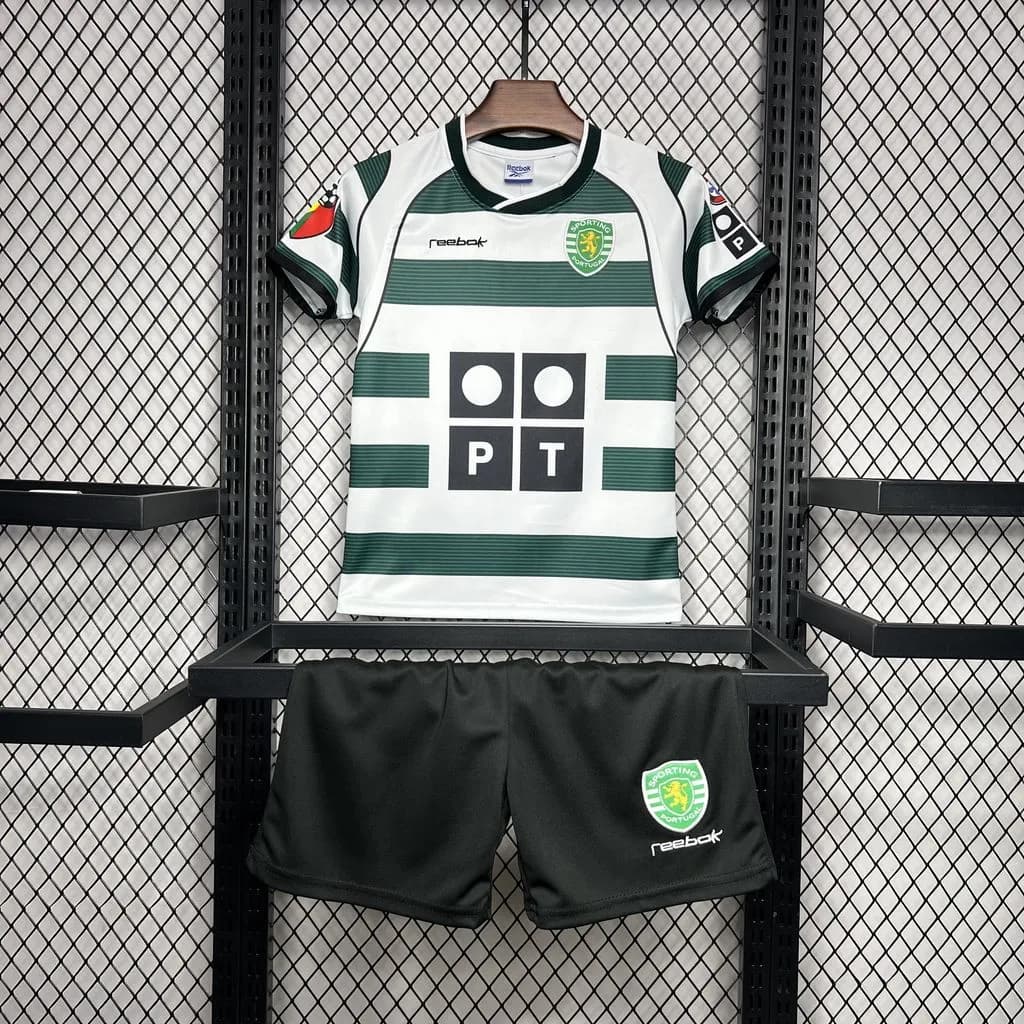 Kit Criança Retro Sporting CP 2001/03 Principal