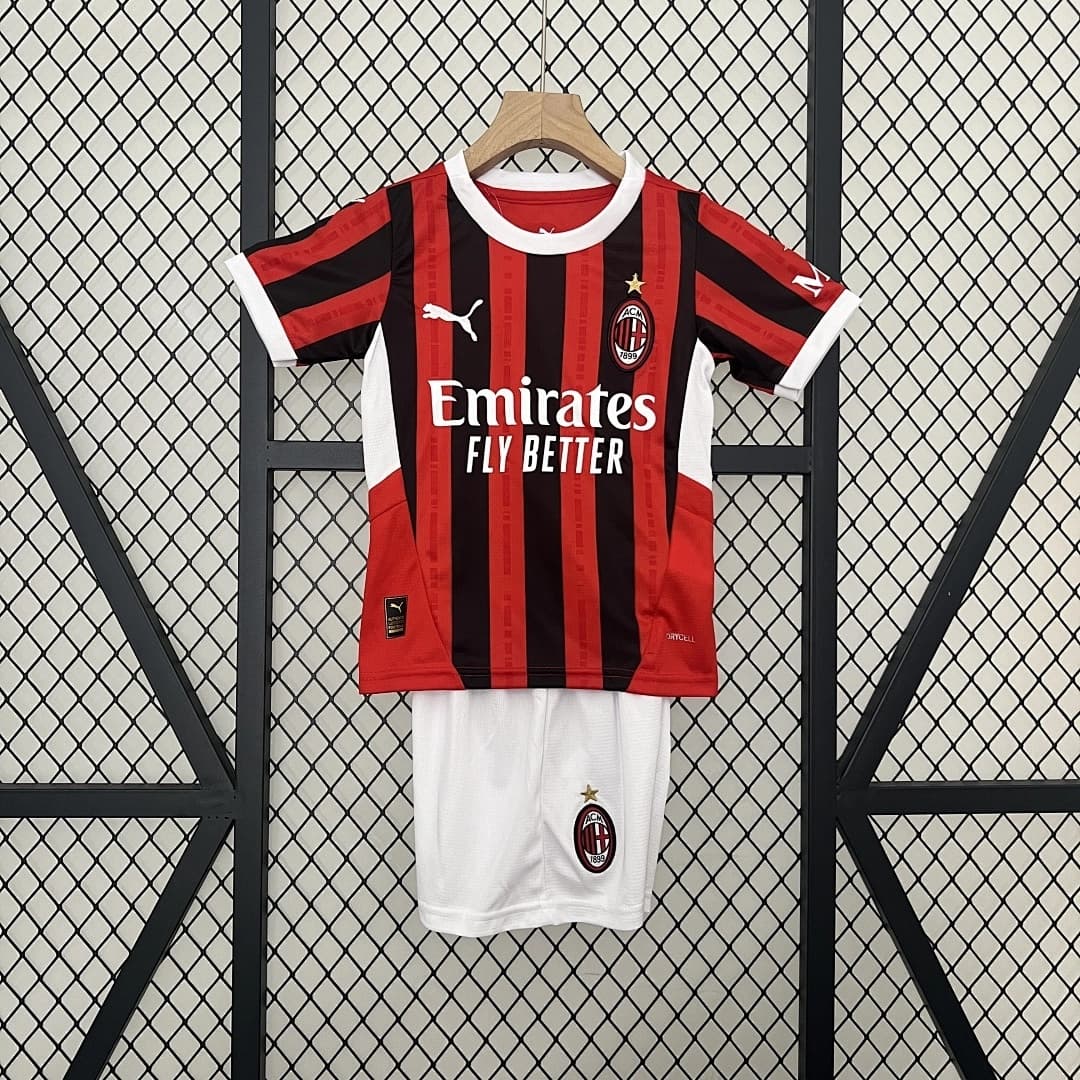 Kit Crianca AC Milan Principal 2024/2025