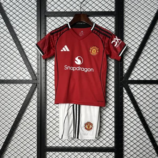 Kit Criança Manchester United Principal 2025/26