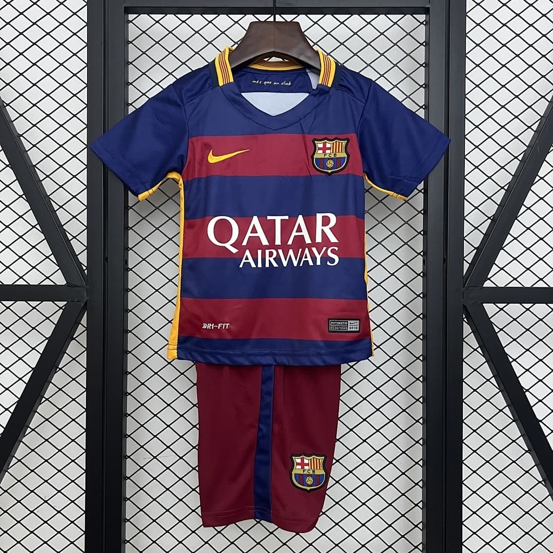Kit Crianca FC Barcelona Principal 2015/2016
