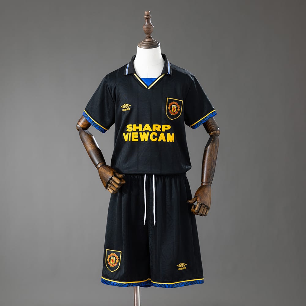 Camisola Fora Retro Manchester United 1993/1994 Criança - Vista 1