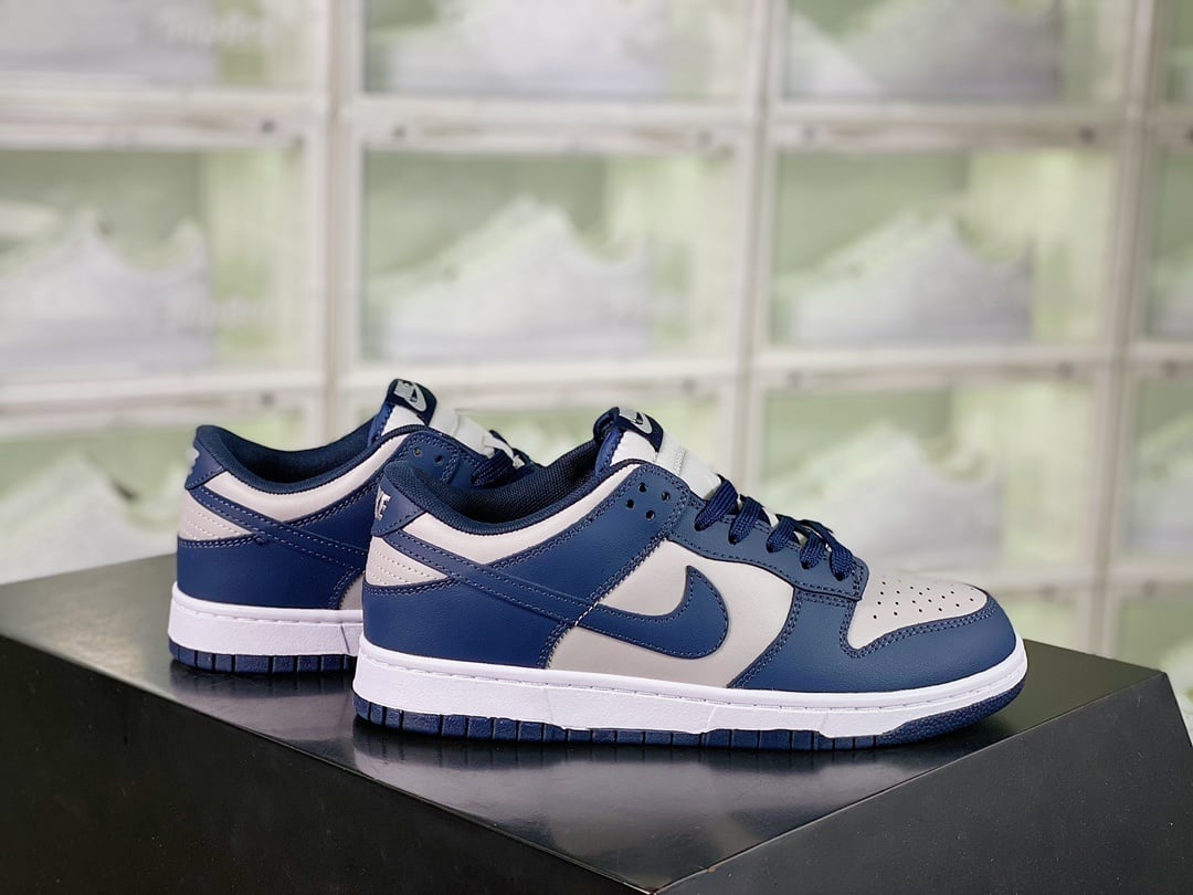 NK Dunk Low Georgetown Cinza e Azul