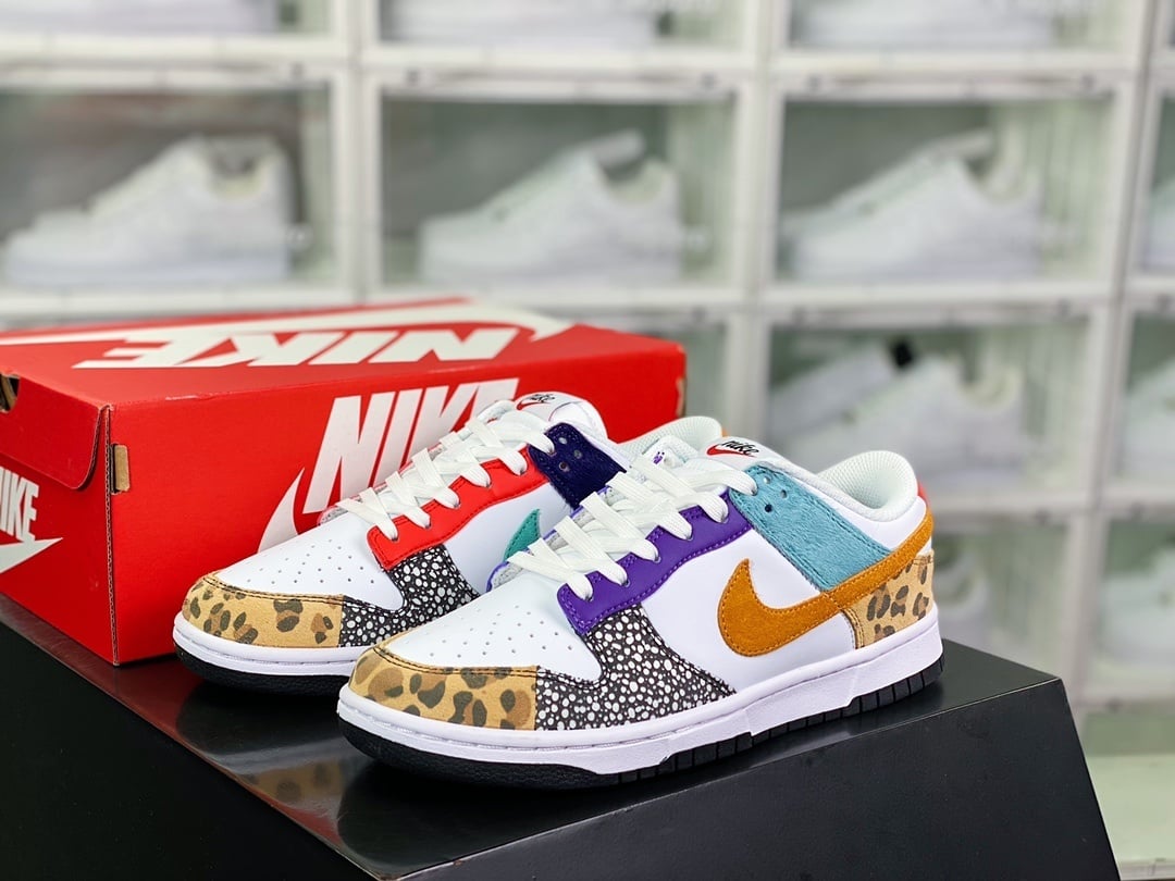 NK Dunk Low Zoo Multicolor Animal Print
