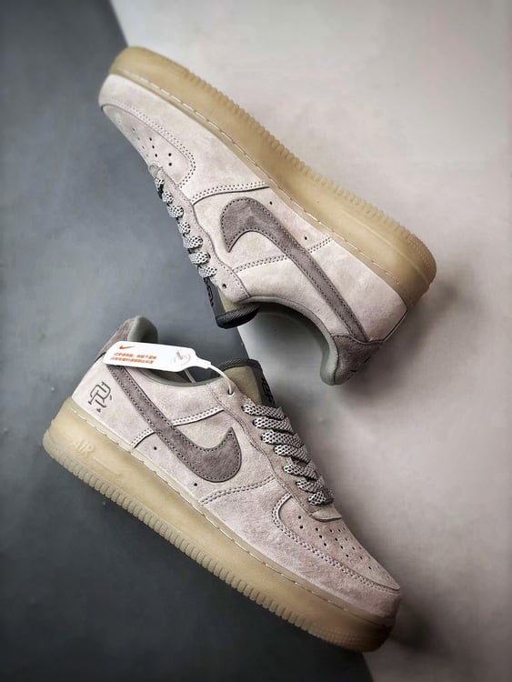 Air Force 1 Low Campeão Cinza Camurça - Vista 6