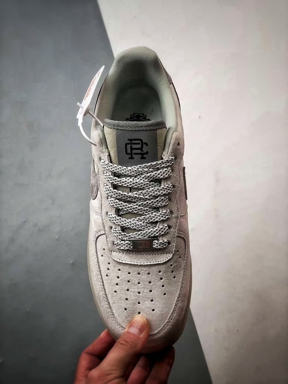 Air Force 1 Low Campeão Cinza Camurça - Vista 9