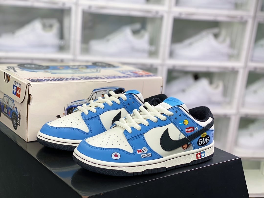 NK Dunk Low Azul Céu Cinza Claro Besouro