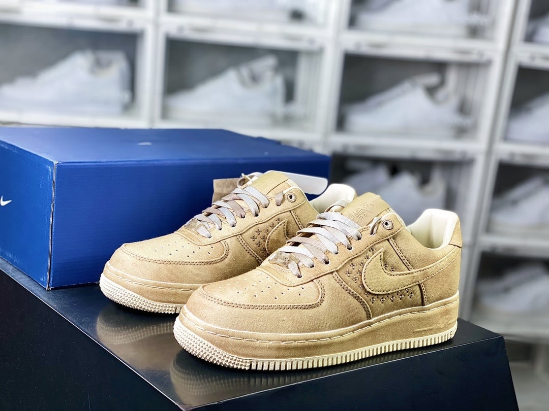 Nike Canvas Marrom e Amarelo Longjing